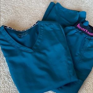 HEARTSOUL Carribean Blue Scrubs